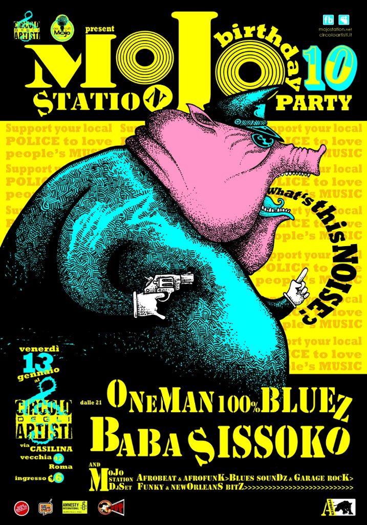 Mojo Station Birthday Party @ Circolo degli Artisti 2012